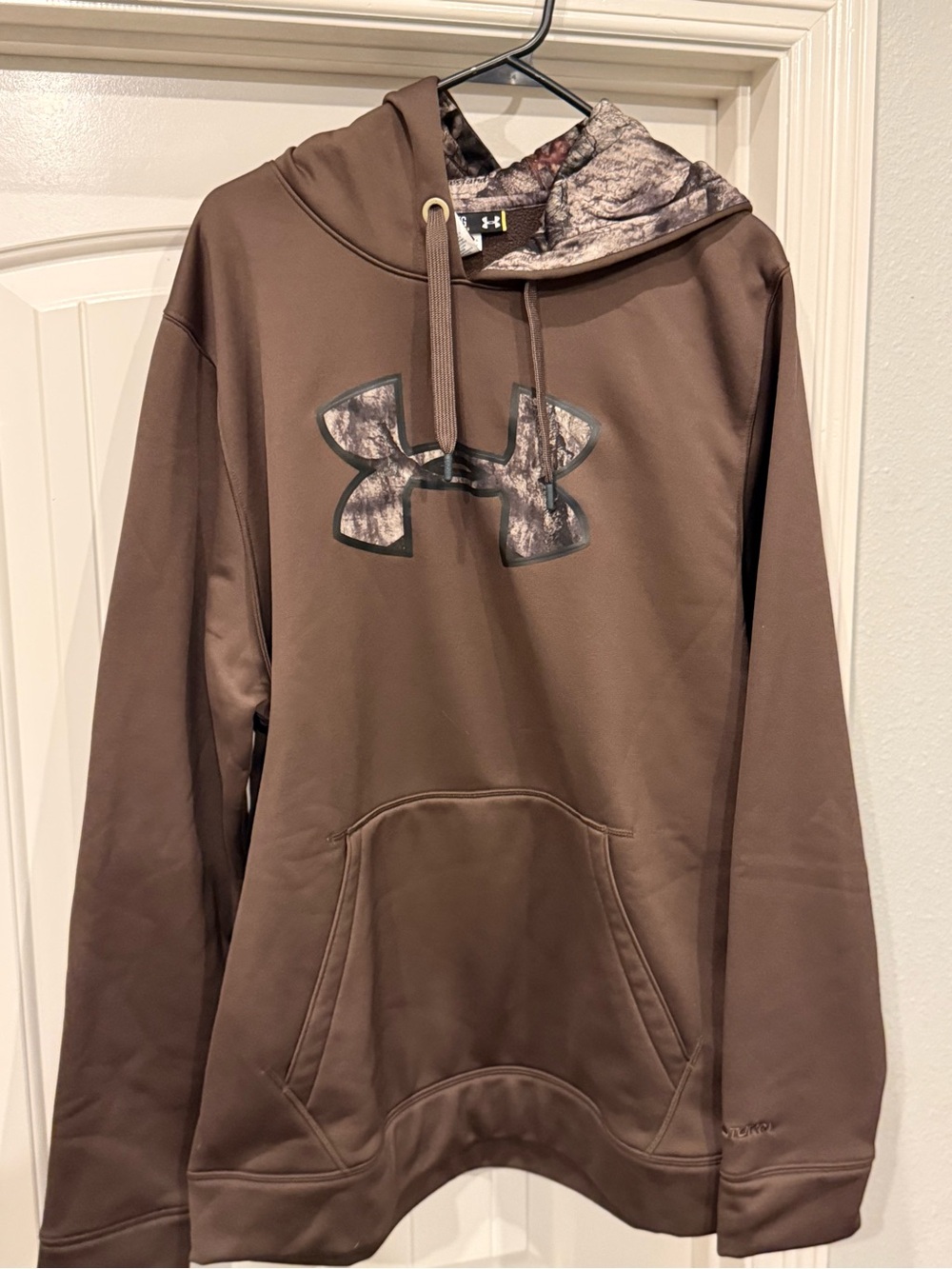 Under Armour Brown Hoodie with Camo Logo
